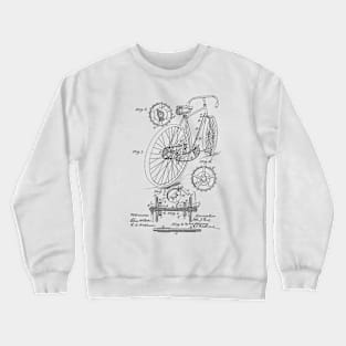 Bike vintage patent drawing Crewneck Sweatshirt